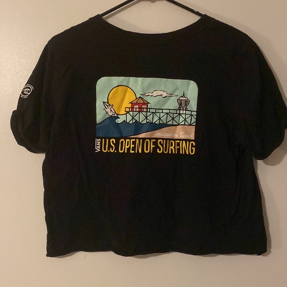 Vans cropped T-shirt size M - Picture 2 of 4